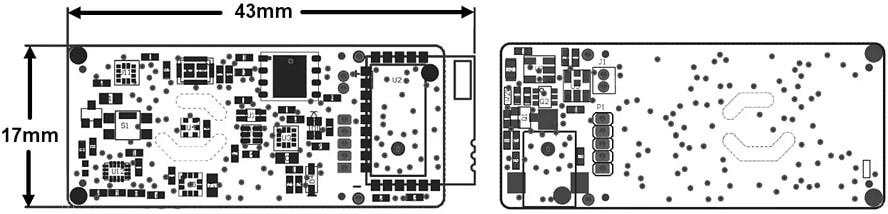 Mechanical Drawing - Coherent FTL4C1Q 40GBASE-LR4 Optical Transceivers
