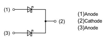 Applikations-Schaltungsdiagramm - ROHM Semiconductor RBR40NSx0AFH Schottky-Barriere-Dioden für die Automobilindustrie