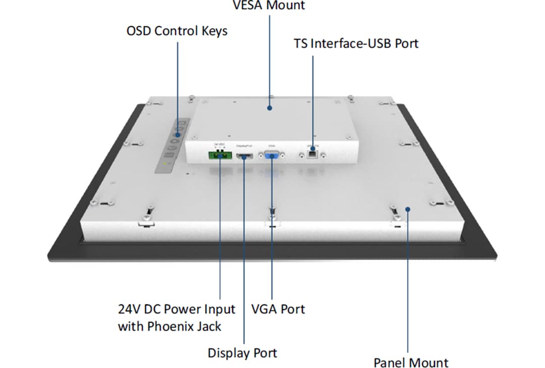 Advantech FPM-800S Industriemonitore