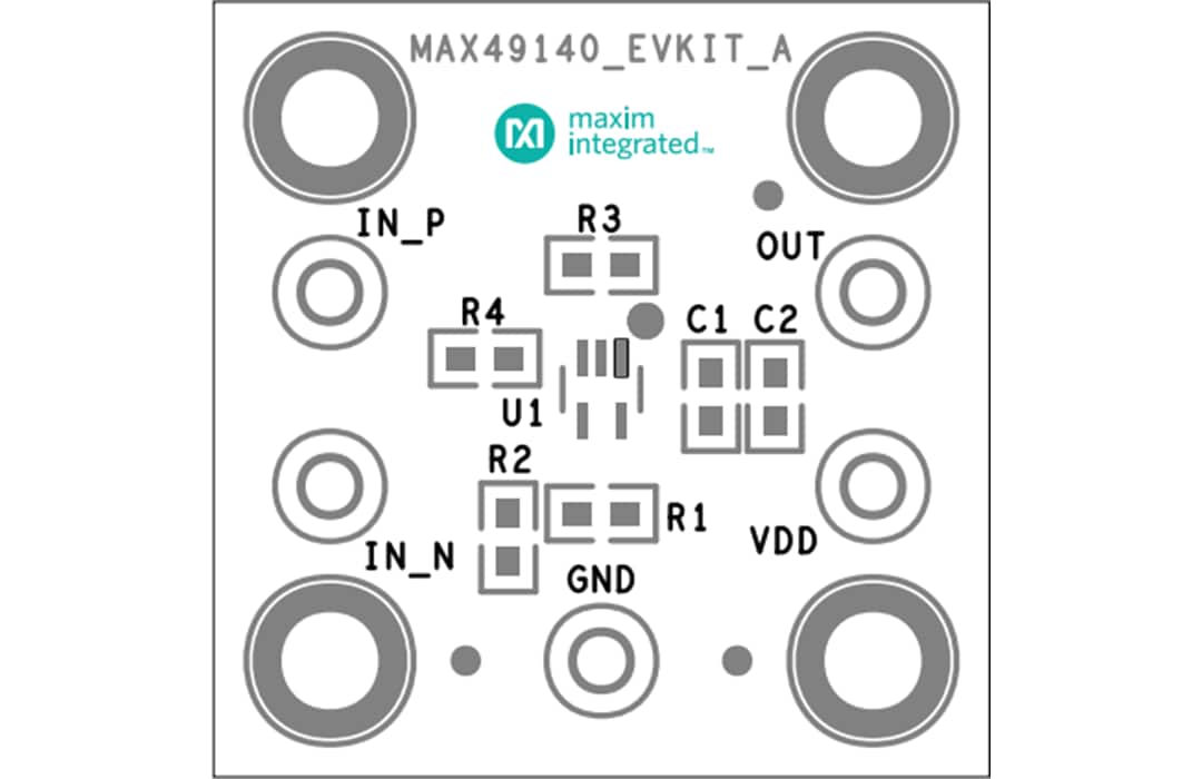 Technische Zeichnung - Amphenol PCD Shenzhen MAX49140EVKIT Evaluierungskit