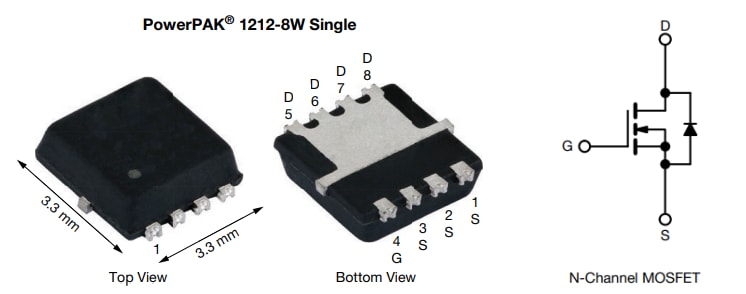 Vishay / Siliconix SQS486CENW n-Kanal-Automotive-40-V-MOSFET