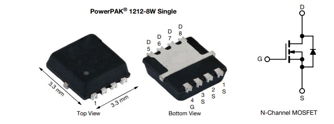 Vishay / Siliconix SQS660CENW 60-V-Automotive-n-Kanal-MOSFET