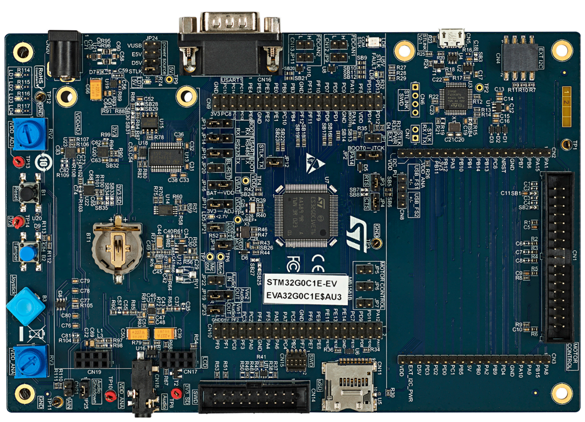 STMicroelectronics STM32G0C1E-EV Evaluierungsboard