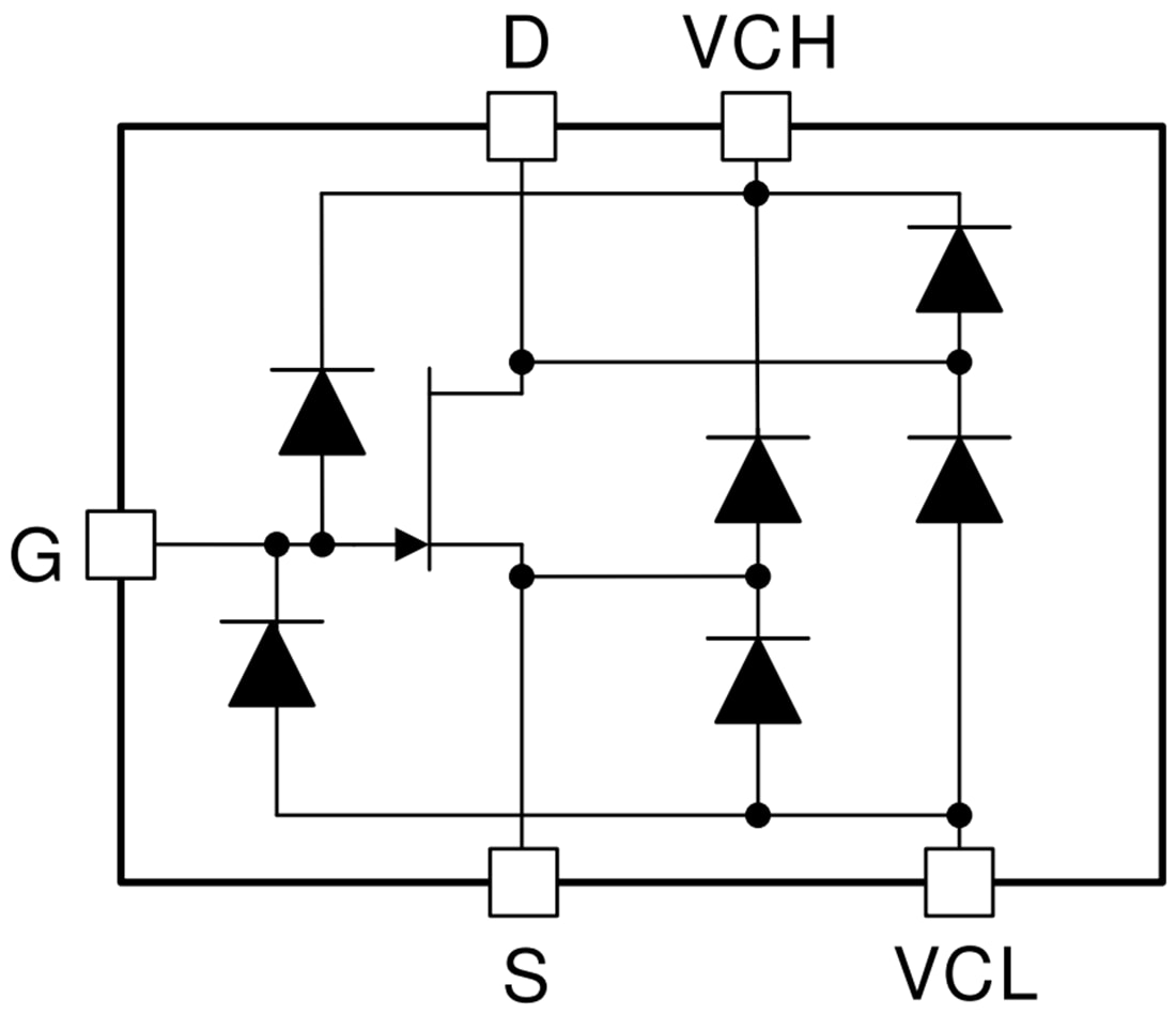 Blockdiagramm - Texas Instruments JFE150 Audio-n-Kanal-JFET 