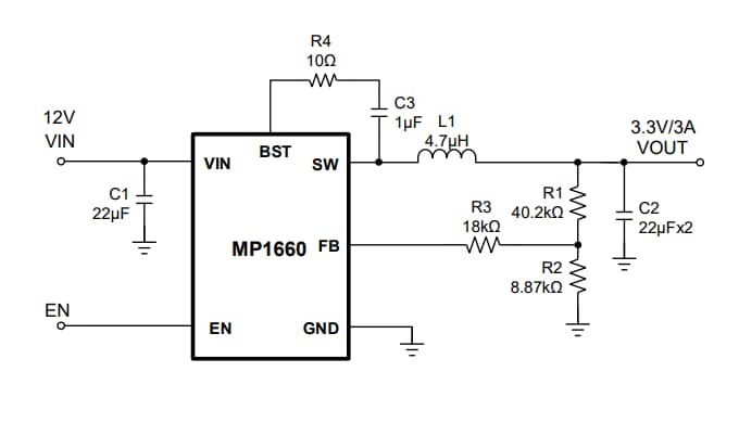 Applikations-Schaltungsdiagramm - Infineon Technologies TLD5099EP LITIX™-Multitopologie-Controller-IC