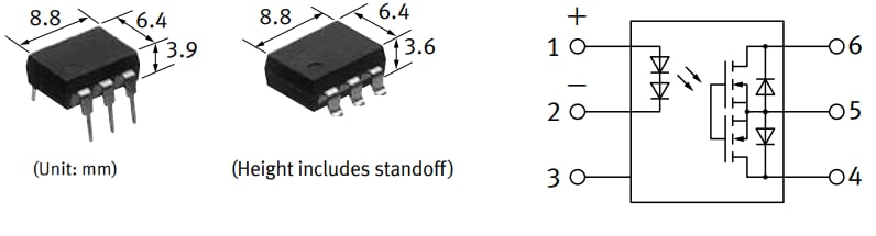 Panasonic Industrial Devices AQV209Gx PhotoMOS®