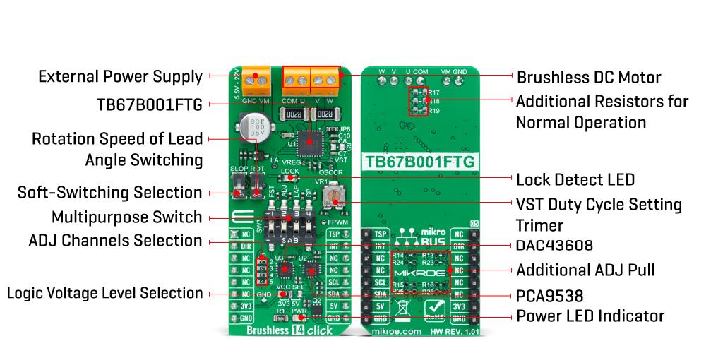 Mikroe Brushless 14 Click