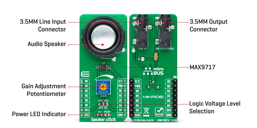Mikroe Speaker Click