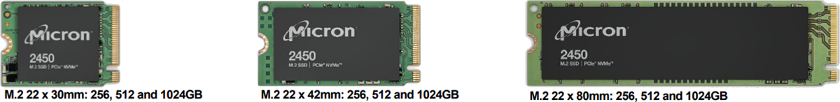 Micron 2450 Solid-State-Drive (SSD) mit NVMe®