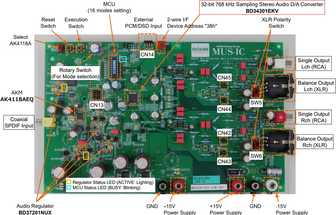 ROHM Semiconductor BD34301EKV Evaluierungsboard (BD34301EKV-EVK-003)