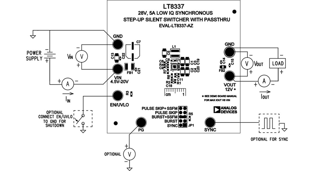 Analog Devices Inc. EVAL-LT8337-AZ/EVAL-LT8337-1-AZ Evaluierungsboard