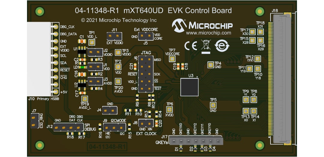 Microchip Technology ATEK-MXT640UD-A Evaluierungskit (EV52F23A)