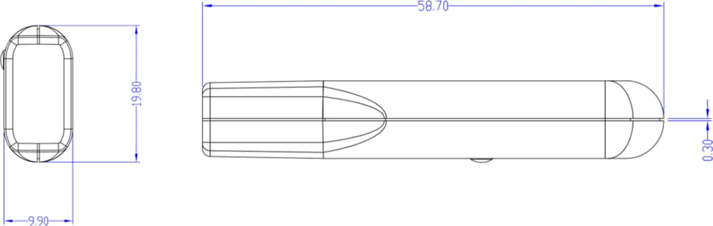 Mechanical Drawing - Kneron AI Dongle