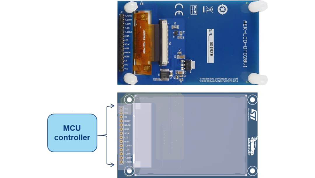 STMicroelectronics AEK-LCD-DT028V1 Display-Erweiterungsboard