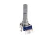 PRS12R 12-mm-Dual-Drehpotentiometer mit Metallschaft