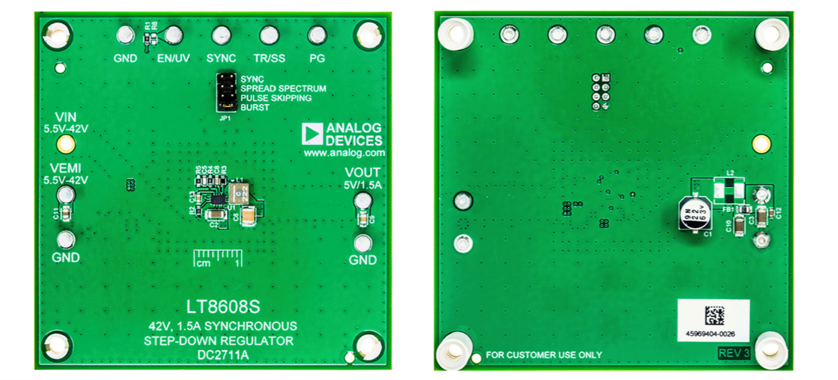 Analog Devices Inc. DC2711A Demonstrationsboard für LT8608S