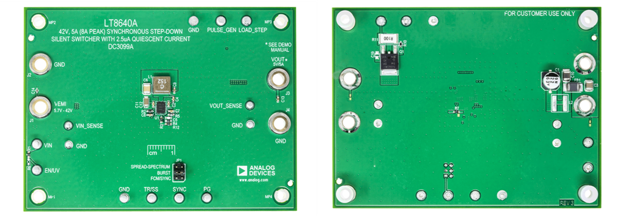 Analog Devices Inc. DC3099A Demonstrationsboard für LT8640A