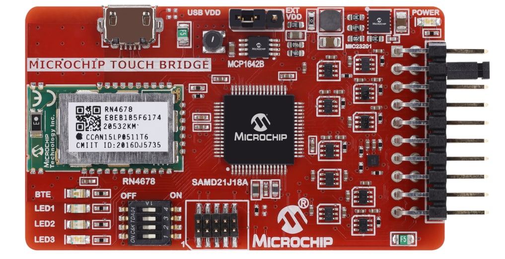 Microchip Technology EV96R35A Touch-Brücken-Kit