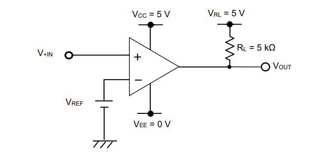 Applikations-Schaltungsdiagramm - ROHM Semiconductor LM2903EYxxx-C EMARMOUR™ Komparatoren für die Automobilindustrie