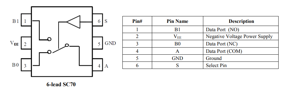 Diodes Incorporated PS4157N Negativer SPDT-Spannungsschalter