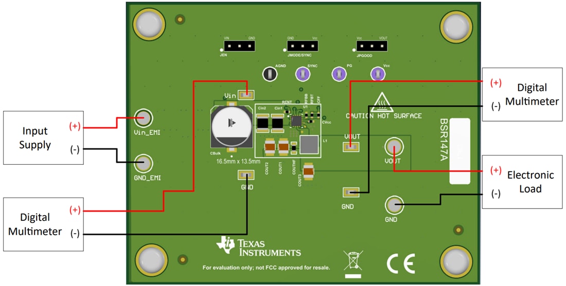 Technische Zeichnung - Texas Instruments LMQ66430-2EVM Controller-Evaluierungsmodul