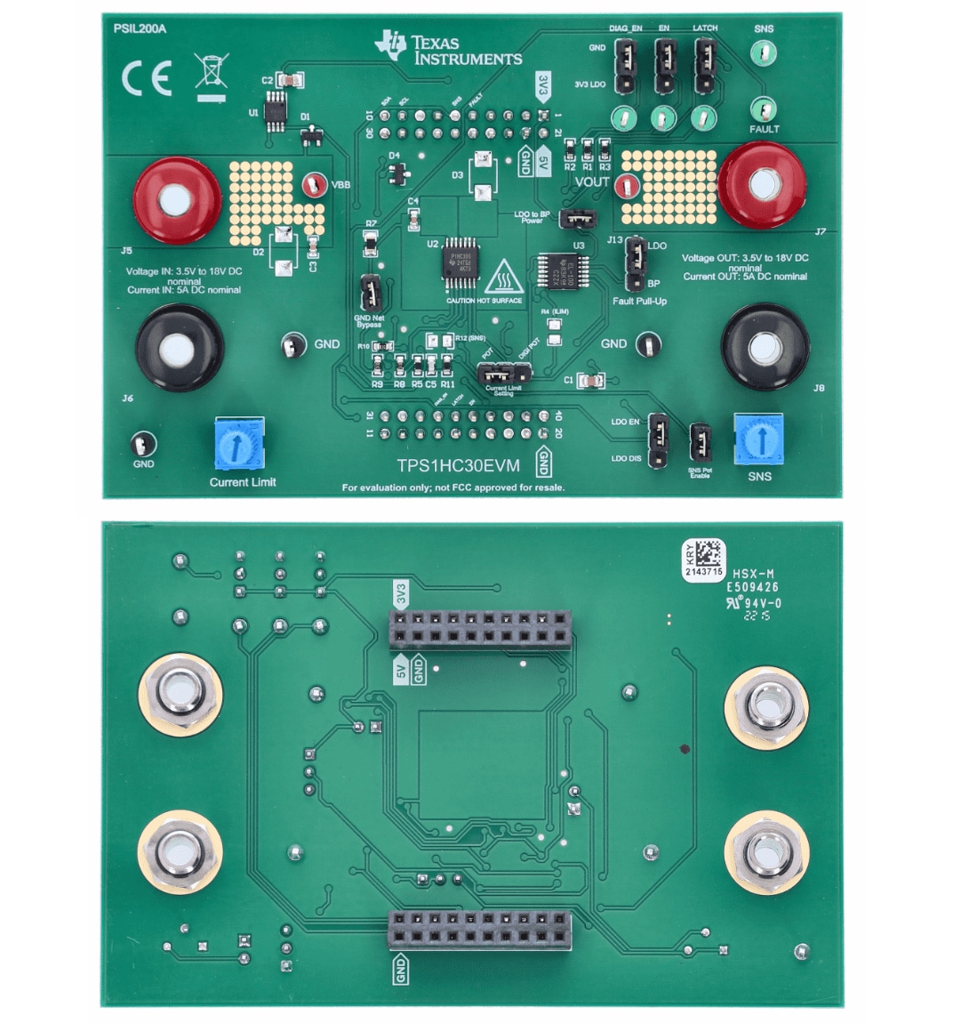 Texas Instruments TPS1HC30EVM Evaluierungsmodul