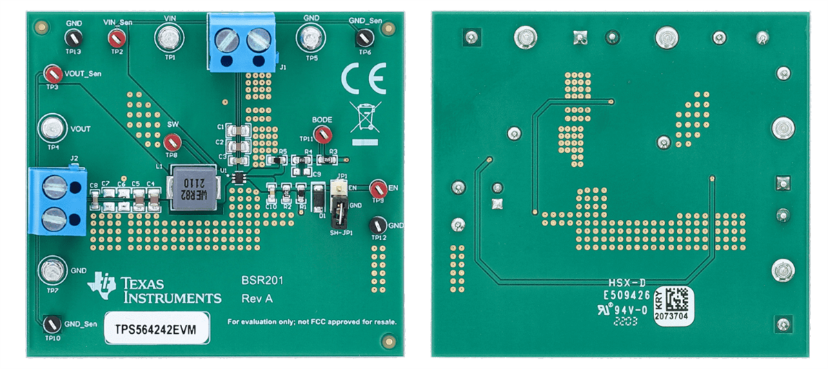 Schaltungsanordnung - Texas Instruments TPS56424xEVM Evaluierungsmodule