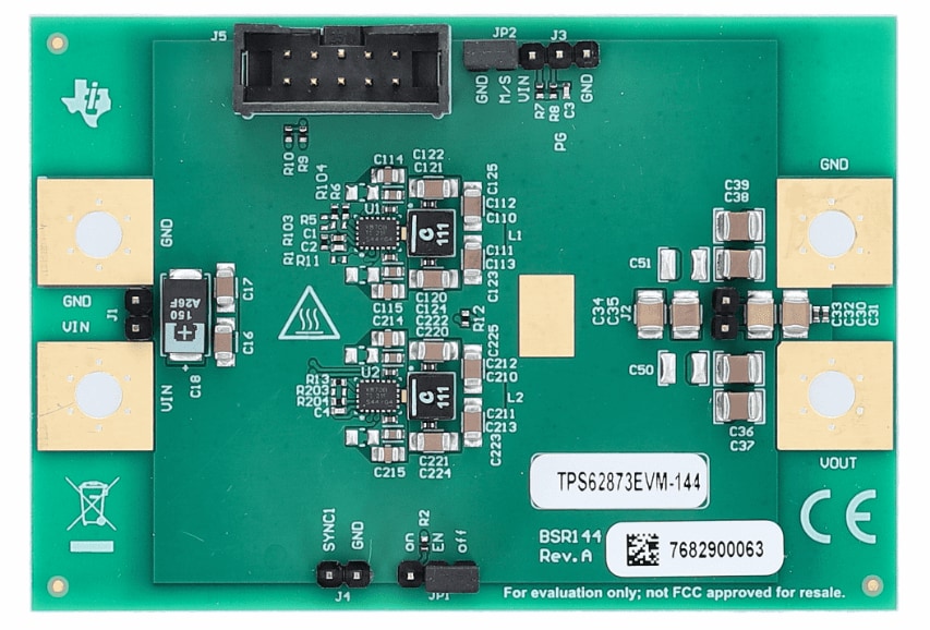Texas Instruments TPS62873EVM-144 Evaluierungsmodul