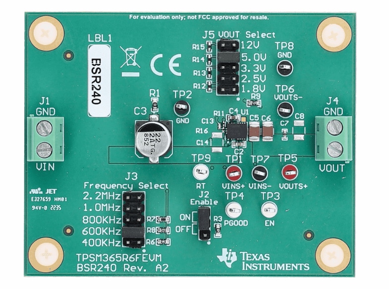 Texas Instruments TPSM365R6FEVM Evaluierungsboard