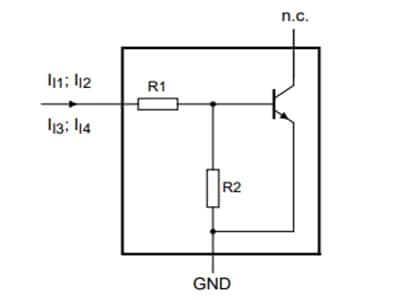 Applikations-Schaltungsdiagramm - Nexperia PIMN32 NPN/NPN-Doppeltransistoren