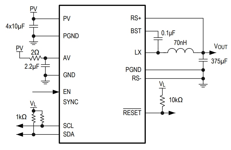Analog Devices / Maxim Integrated MAX20011G Automotive-Abwärtswandler