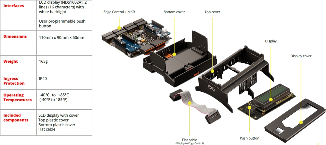 Arduino Edge Steuergehäuse-Kit