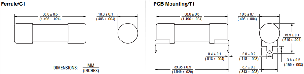 Bourns PF-H (Ind) POWrFuse™ Hochleistungssicherungen