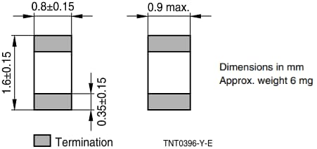 EPCOS / TDK B573xV5 0603-SMD-NTC-Thermistoren