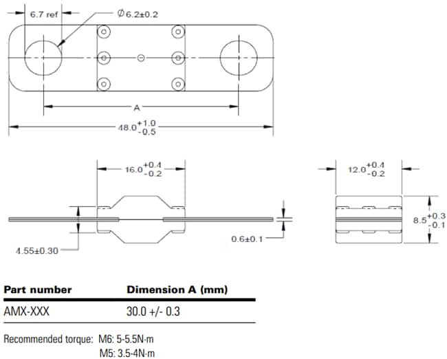 Eaton Electronics AMX Automotive Bolt-in Fuses