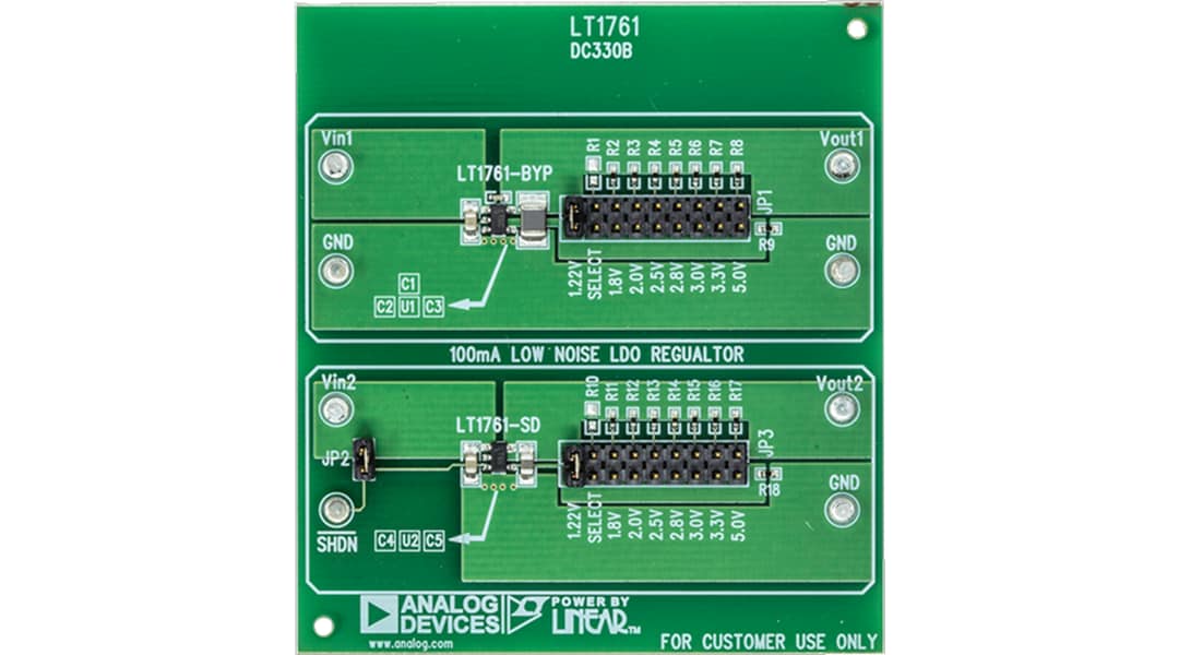 Analog Devices Inc. LT1761 Demonstrationsboard DC330B