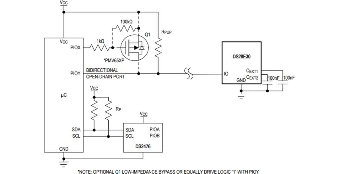 Analog Devices / Maxim Integrated DS28E30 1-Wire®-ECDSA-Secure-Authentifikator