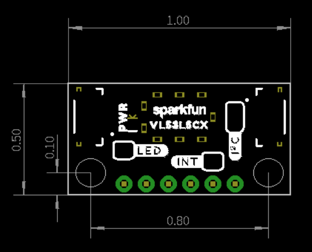 SparkFun Qwiic Mini ToF Imager - VL53L5CX