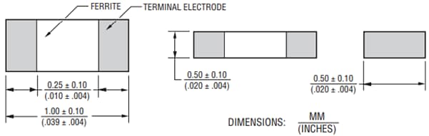 Bourns MH1005 Kompakte Hochstrom-Ferritperlen