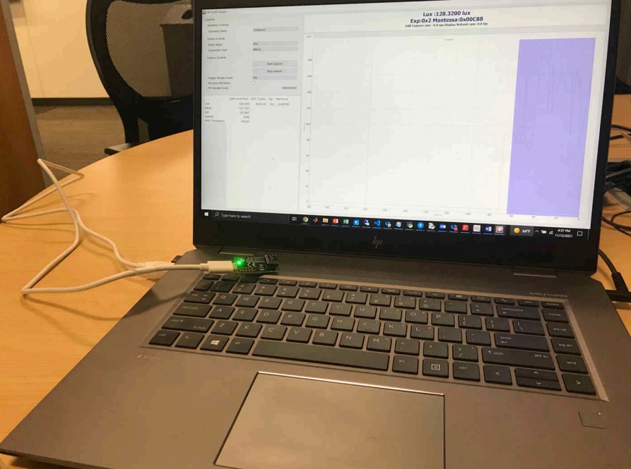 Texas Instruments OPT3005DTS Evaluierungsmodul (EVM)