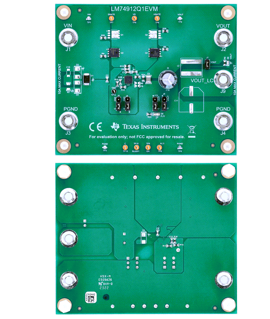 Texas Instruments LM74912Q1EVM Evaluierungsmodul