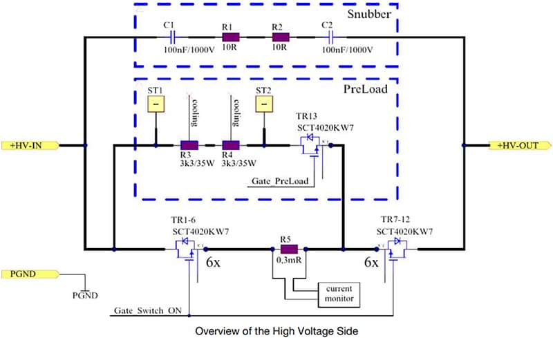 Vishay Bidirektionales eFuse-Referenzdesign von 800 VDC, 50 A