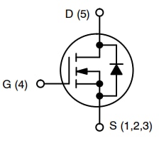 Blockdiagramm - onsemi n-Einkanal-Leistungs-MOSFETs