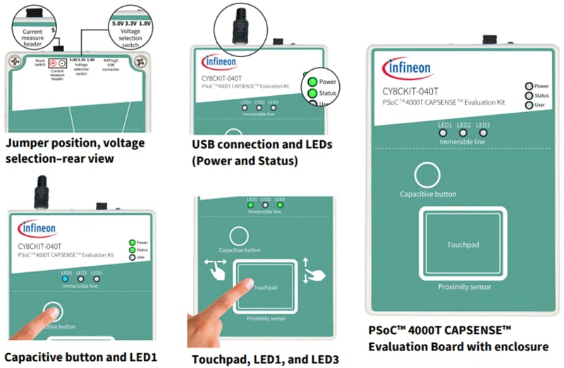 Infineon Technologies CY8CKIT-040T Evaluierungskit