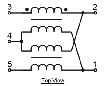 Blockdiagramm - Qorvo QPP0020 Breitband-/CATV-Transformator (3,06: 1 Verhältnis)
