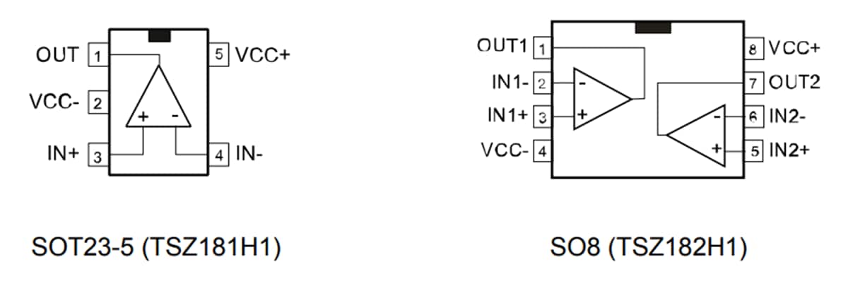 STMicroelectronics TSZ182H1 Nullpunktdrift-Operationsverstärker