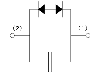 Applikations-Schaltungsdiagramm - ROHM Semiconductor RASMID Silizium-HF-Kondensatoren