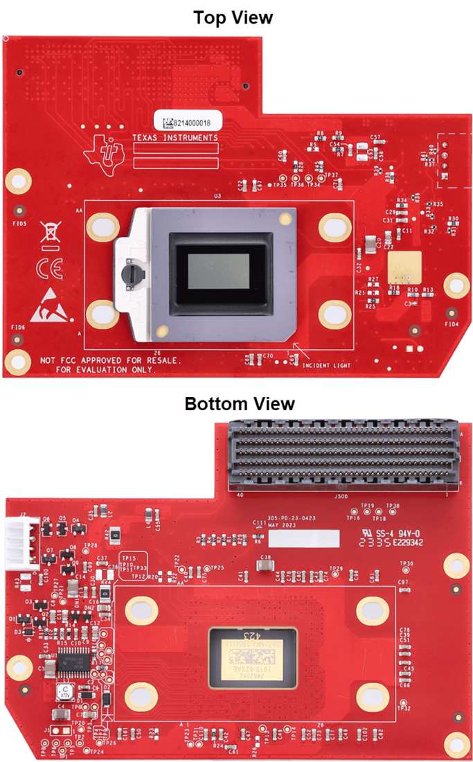 Technische Zeichnung - Texas Instruments DLP650NEEVM DMD-Evaluierungsmodul (EVM)