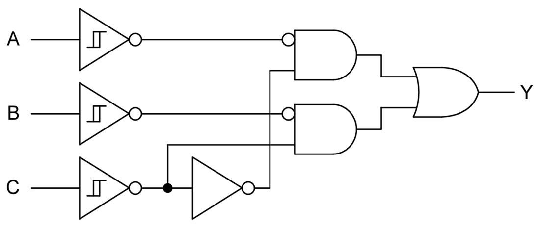 Blockdiagramm - Texas Instruments SN74LVC3G97/SN74LVC3G97-Q1 Multifunktions-Gates