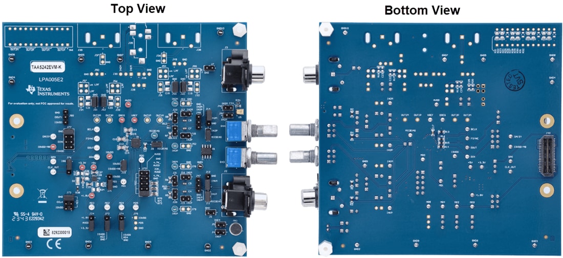 Technische Zeichnung - Texas Instruments TAx5x42EVM-K Evaluierungsmodule (EVMs)